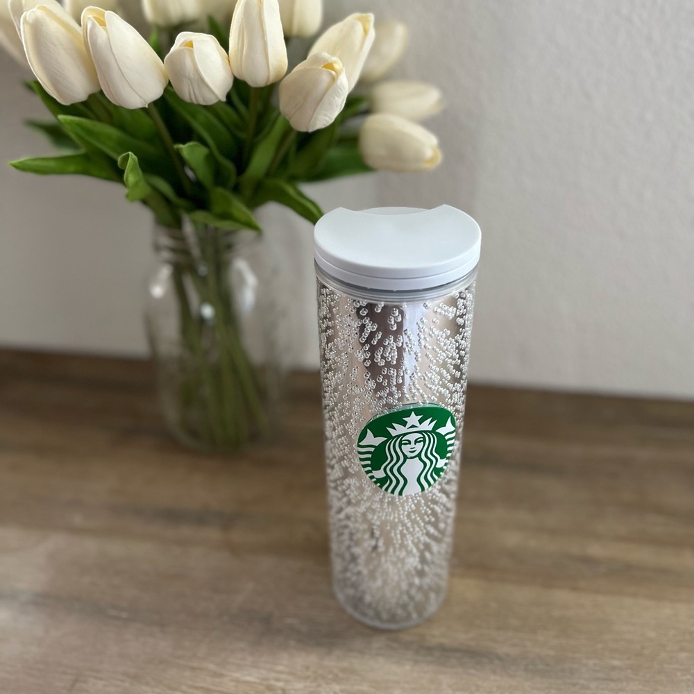 Starbucks Holiday White Bubble 16oz Tumbler